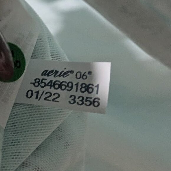 NEW Aerie | Anytime Lace Strappy Bralette In Light Turquoise - Picture 8 of 8